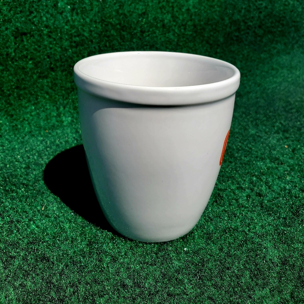 CUMMINS Coffee CUP MUG Diesel Power Engine - Heavy Stoneware 16oz VTG White Red - Picture 3 of 8
